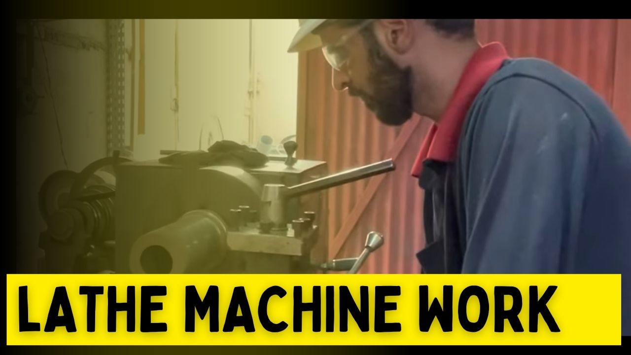 Lathe machine working in UAE